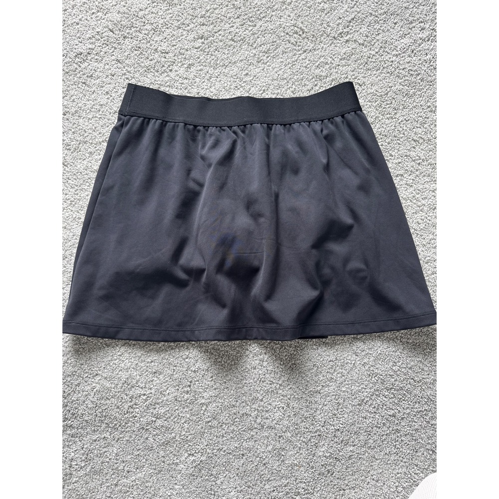 GapFit Eclipse Womens Black Active Skort Mesh Lining Slits Size Medium Regular - Picture 4 of 5